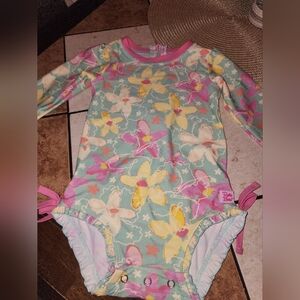 Toddler Girls Ruffle Butts One Piece Swimsuit Size 18-24 months